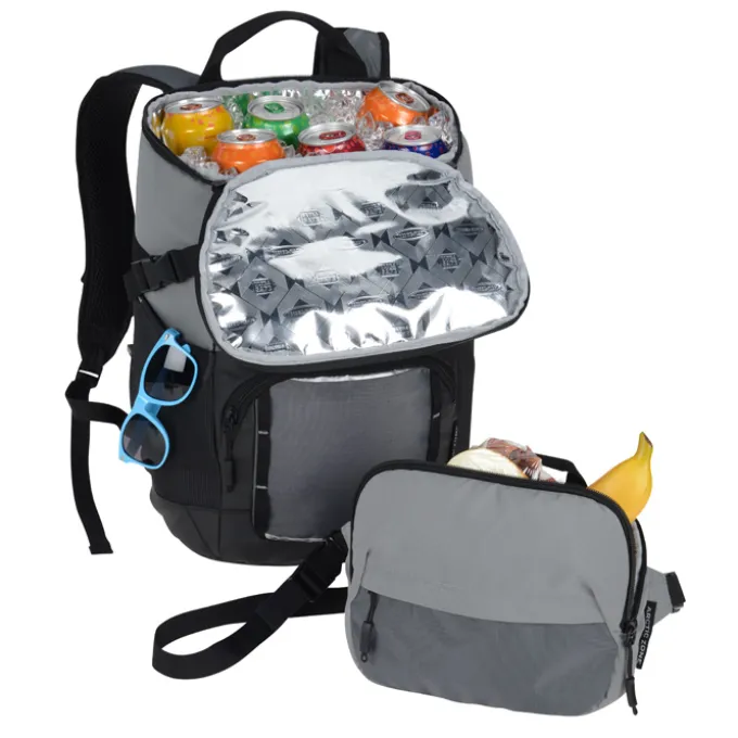 Arctic Zone Repreve Backpack Cooler with Waist Bag