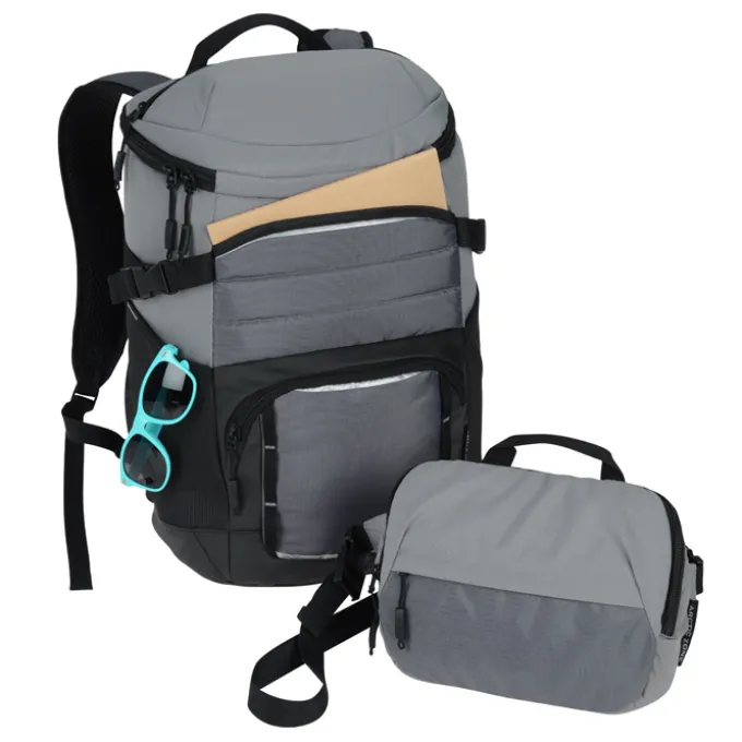 Arctic Zone Repreve Backpack Cooler with Waist Bag