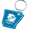 Arkansas Soft Keychain - Translucent