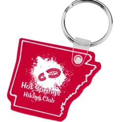Arkansas Soft Keychain - Translucent