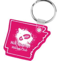 Arkansas Soft Keychain - Translucent