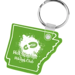 Arkansas Soft Keychain - Translucent