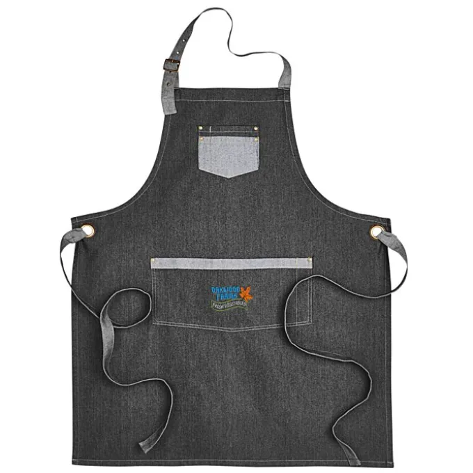 Artisan Contrast Denim Bib Apron