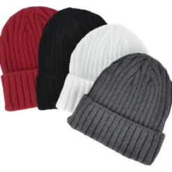 Astana Rib Knit Cuffed Beanie