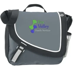 A Step Ahead Messenger Bag - Embroidered