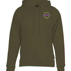 Athletic Fleece Pullover Hoodie - Embroidered