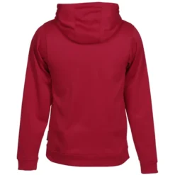 Athletic Fleece Pullover Hoodie - Embroidered