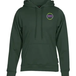 Athletic Fleece Pullover Hoodie - Embroidered