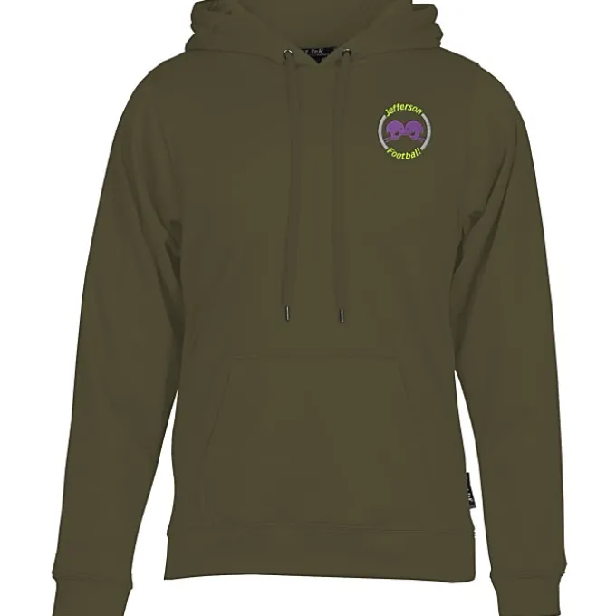 Athletic Fleece Pullover Hoodie - Embroidered - 24 hr