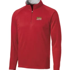 Athletic 1/4-Zip Fleece Pullover - Embroidered