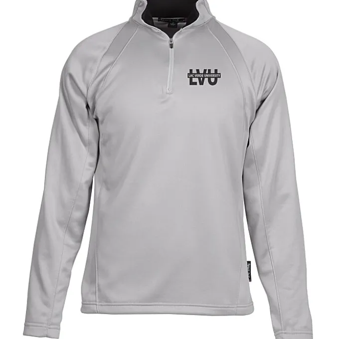 Athletic 1/4-Zip Fleece Pullover - Screen