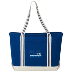 Atlantic 20-oz Cotton Zippered Tote - Embroidered