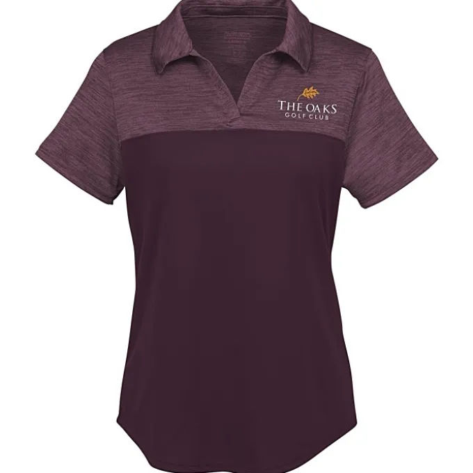 Augusta Shadow Tonal Heather Polo - Ladies'