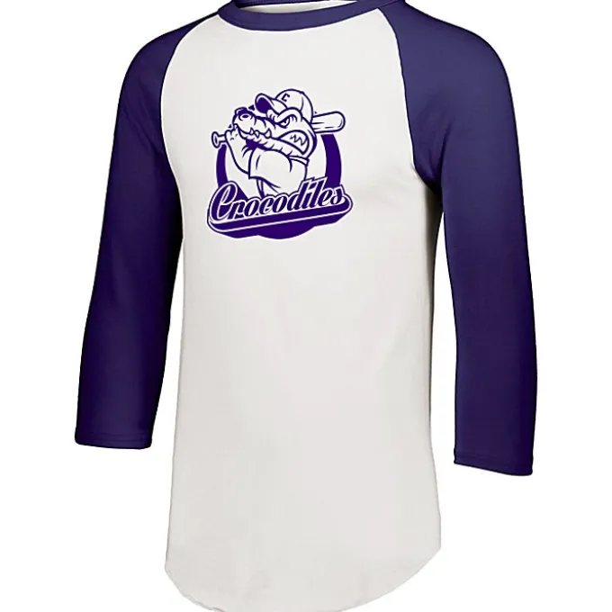 Augusta 3/4 Sleeve Baseball Jersey - Youth - Screen