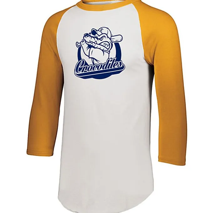 Augusta 3/4 Sleeve Baseball Jersey - Youth - Screen