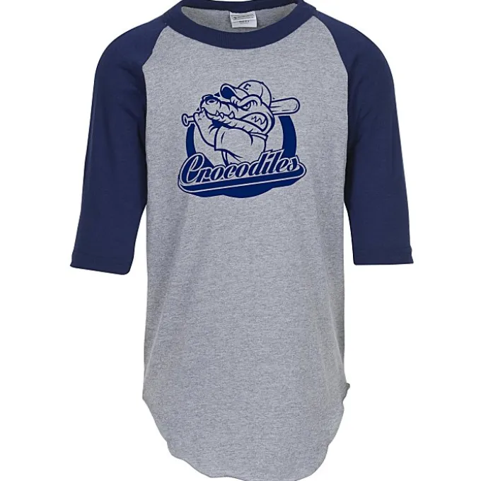 Augusta 3/4 Sleeve Baseball Jersey - Youth - Screen