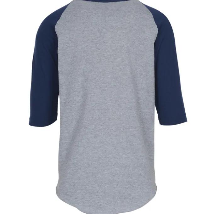 Augusta 3/4 Sleeve Baseball Jersey - Youth - Screen