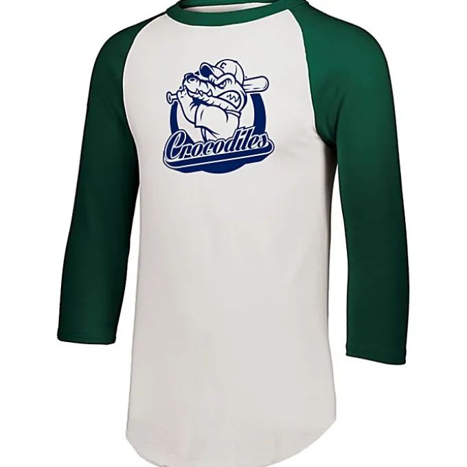 Augusta 3/4 Sleeve Baseball Jersey - Youth - Screen