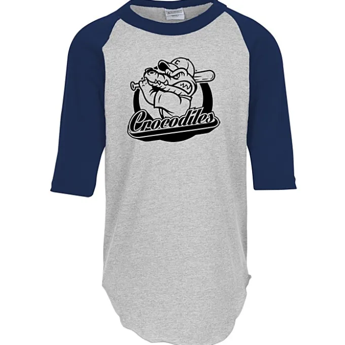 Augusta 3/4 Sleeve Baseball Jersey - Youth - Screen