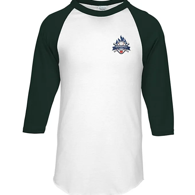 Augusta 3/4 Sleeve Baseball Jersey - Embroidered