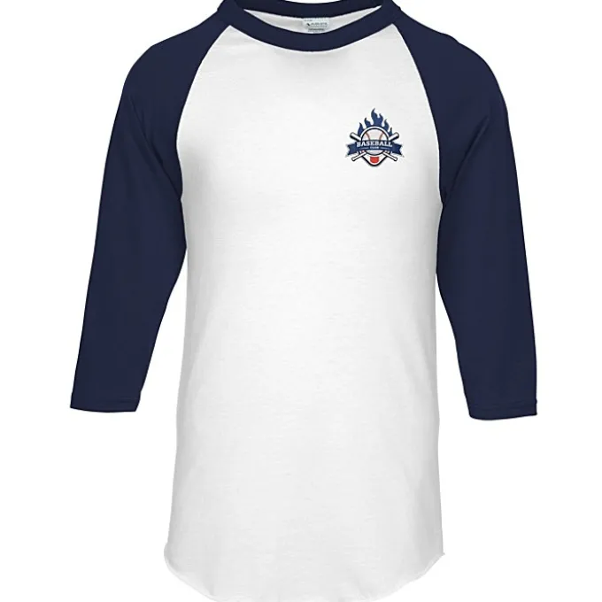 Augusta 3/4 Sleeve Baseball Jersey - Embroidered