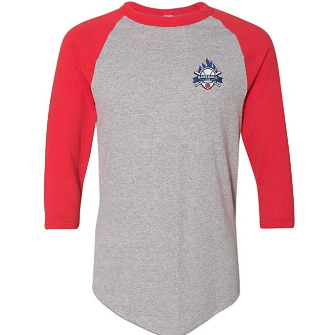 Augusta 3/4 Sleeve Baseball Jersey - Embroidered