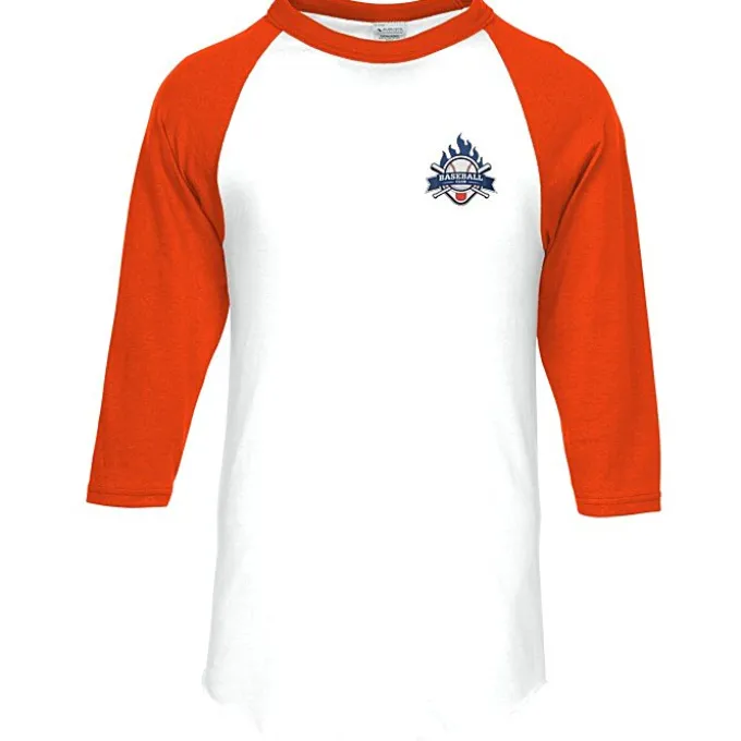 Augusta 3/4 Sleeve Baseball Jersey - Embroidered