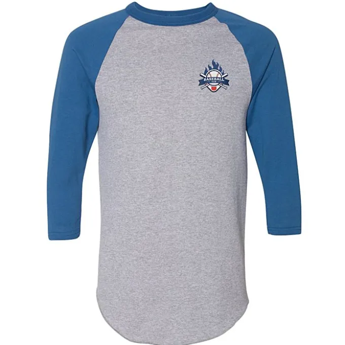 Augusta 3/4 Sleeve Baseball Jersey - Embroidered