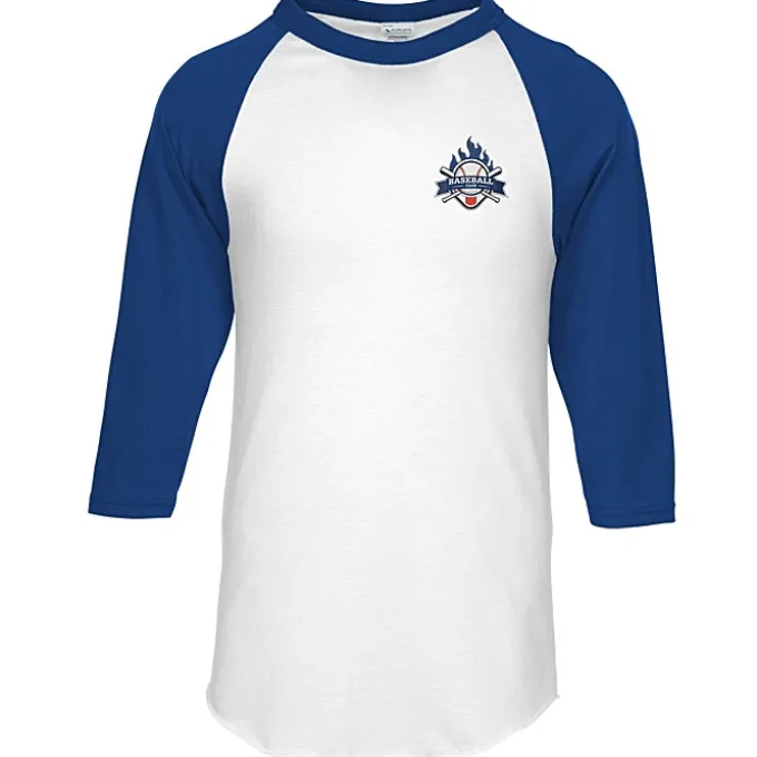 Augusta 3/4 Sleeve Baseball Jersey - Embroidered
