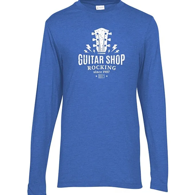 Augusta Tri-Blend LS T-Shirt - Men's