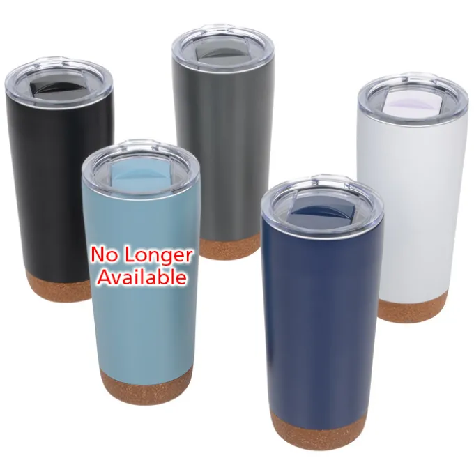 Austin Vacuum Tumbler with Cork Bottom - 20 oz. - 24 hr