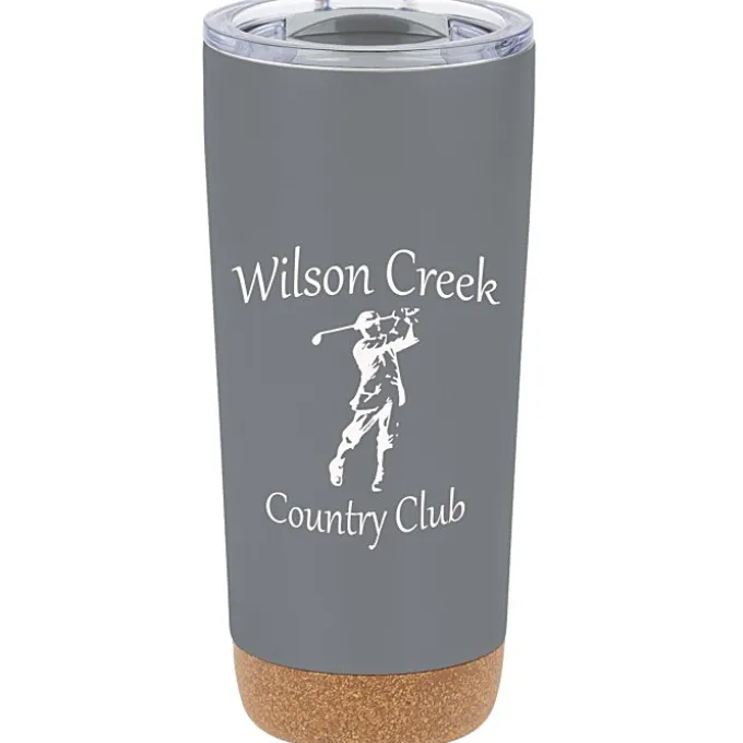 Austin Vacuum Tumbler with Cork Bottom - 20 oz. - 24 hr