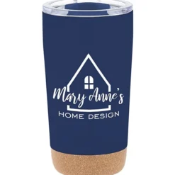 Austin Vacuum Tumbler with Cork Bottom - 16 oz.
