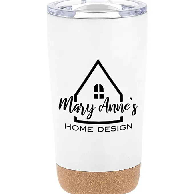 Austin Vacuum Tumbler with Cork Bottom - 16 oz.