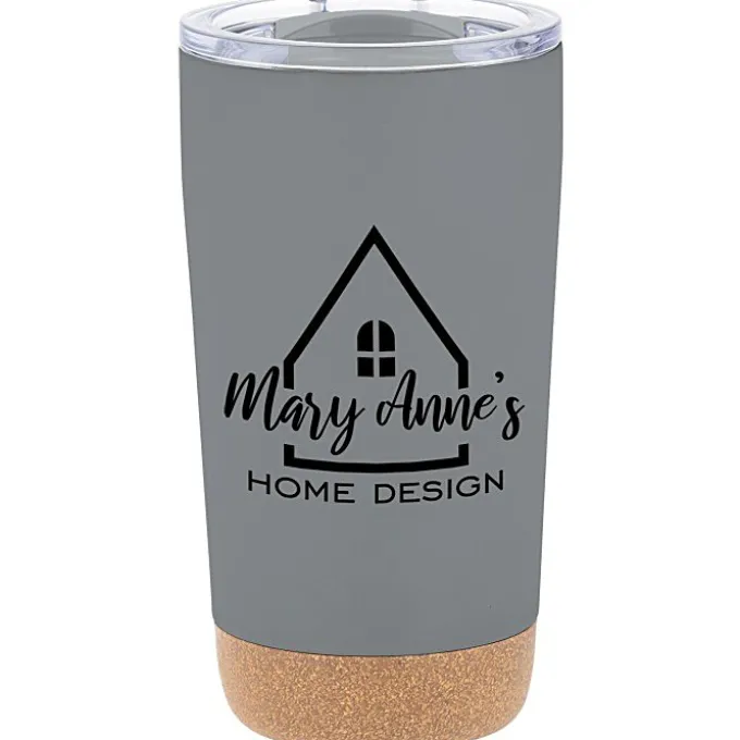 Austin Vacuum Tumbler with Cork Bottom - 16 oz.