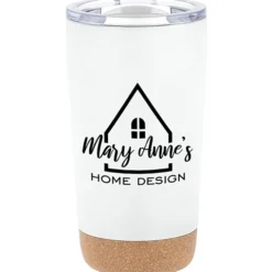 Austin Vacuum Tumbler with Cork Bottom - 16 oz. - 24 hr