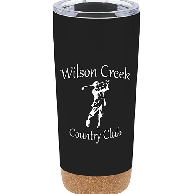Austin Vacuum Tumbler with Cork Bottom - 20 oz.