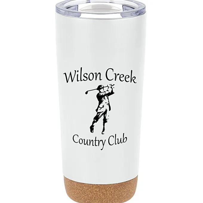 Austin Vacuum Tumbler with Cork Bottom - 20 oz.