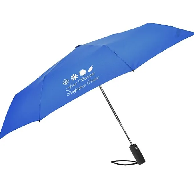 Auto Open / Close Compact Travel Umbrella - 42-inch Arc