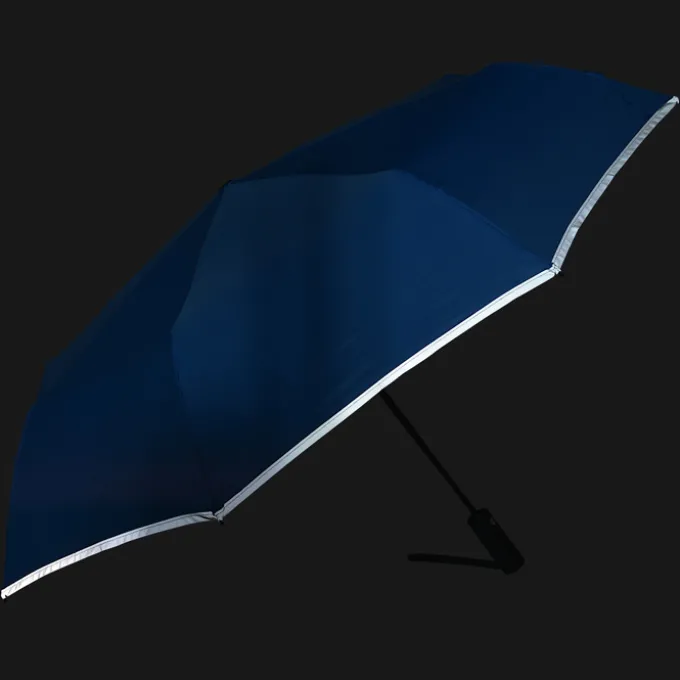 Auto Open Reflective Trim Umbrella - 48-inch Arc