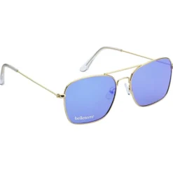 Aviator Sunglasses with Mirrored Lens