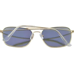 Aviator Sunglasses with Mirrored Lens