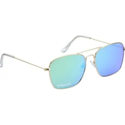 Aviator Sunglasses with Mirrored Lens