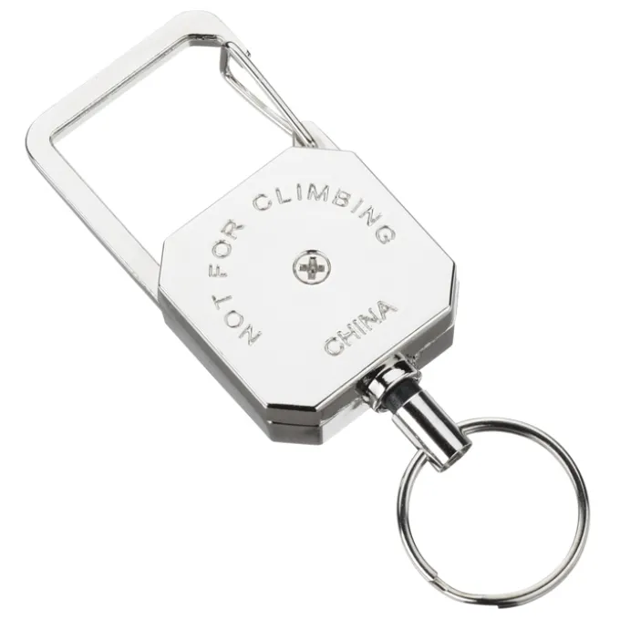 Badge Reel Keychain with Carabiner