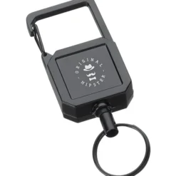 Badge Reel Keychain with Carabiner