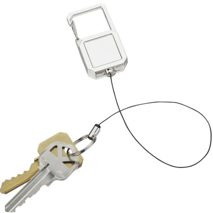 Badge Reel Keychain with Carabiner