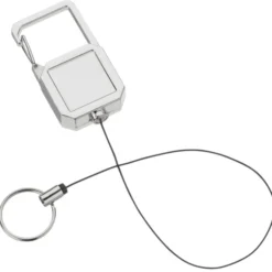 Badge Reel Keychain with Carabiner