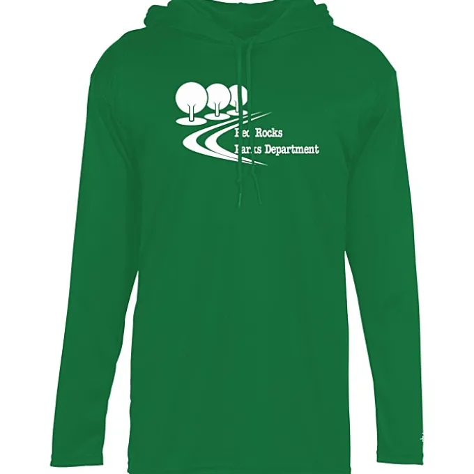 Badger Sport B-Core Hooded Long Sleeve T-Shirt