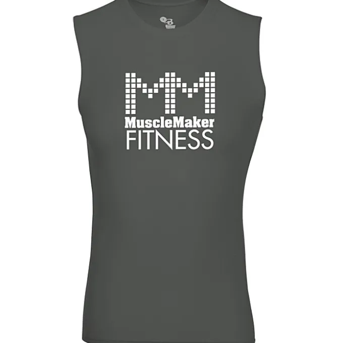 Badger Sport Pro Compression Sleeveless Crew T-Shirt