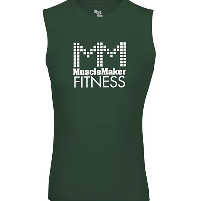 Badger Sport Pro Compression Sleeveless Crew T-Shirt
